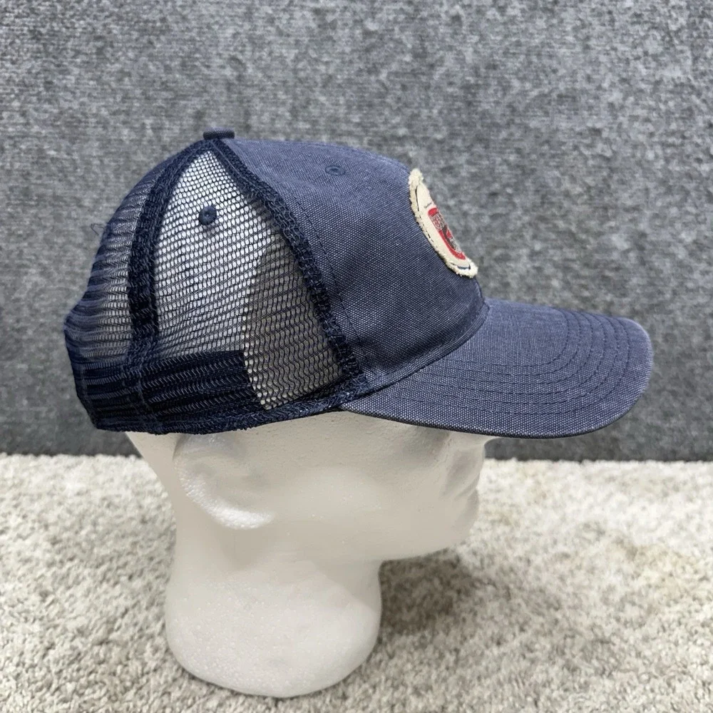 Kickin Cancer's Bass 15 Years Hat Cap Mesh Snapback Blue Fish For The Cure